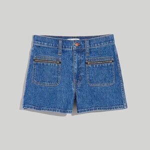 Madewell Denim Zip-Pocket Shorts size 27